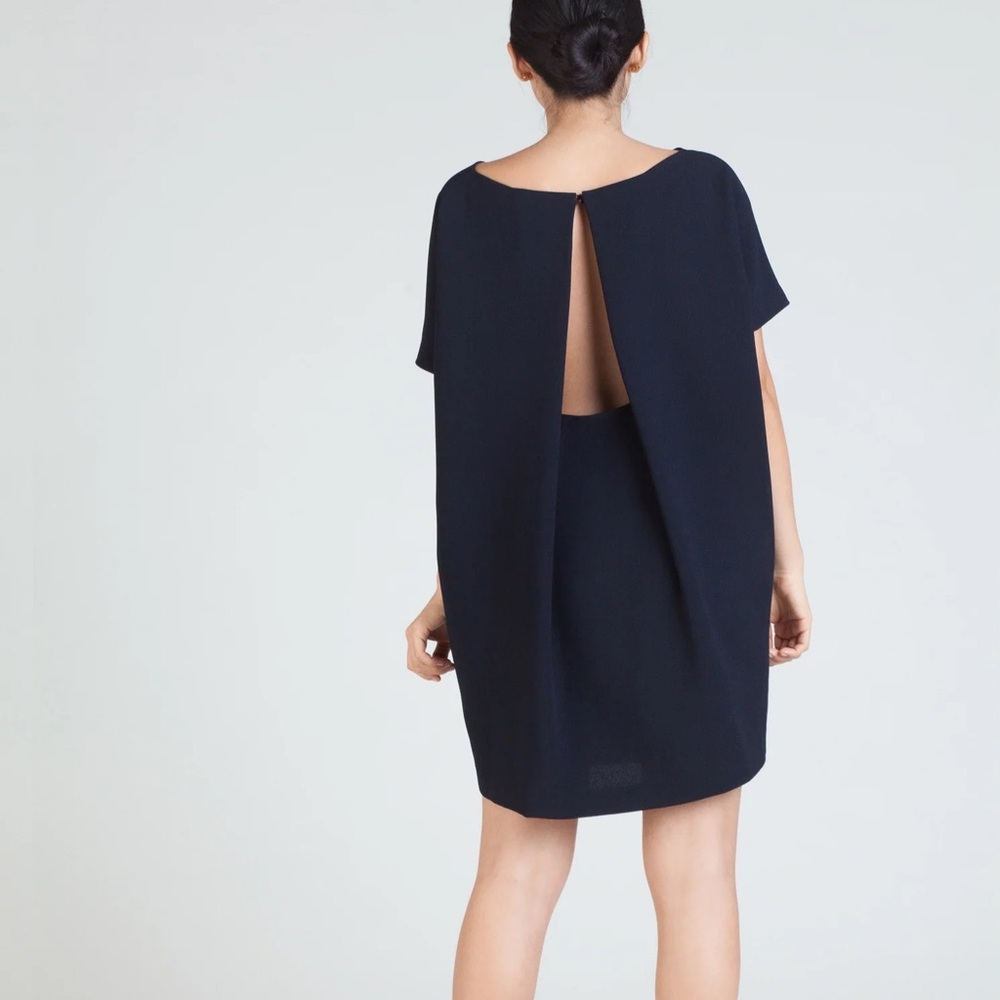 Kaarem Angle Mini Dolman Open Back Dress